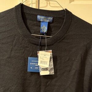 Joseph & Lyman Men's Italian Merino Wool Crewneck Sweater